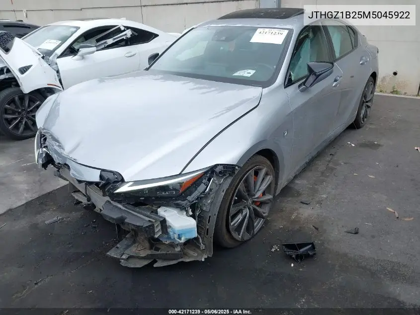 2021 Lexus Is 350 F Sport VIN: JTHGZ1B25M5045922 Lot: 42171239