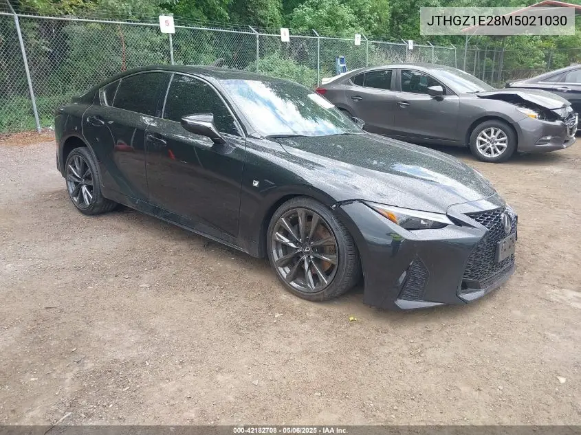 2021 Lexus Is 350 F Sport VIN: JTHGZ1E28M5021030 Lot: 42182708