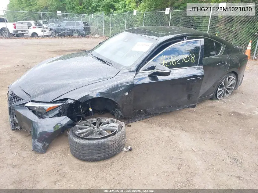 2021 Lexus Is 350 F Sport VIN: JTHGZ1E28M5021030 Lot: 42182708
