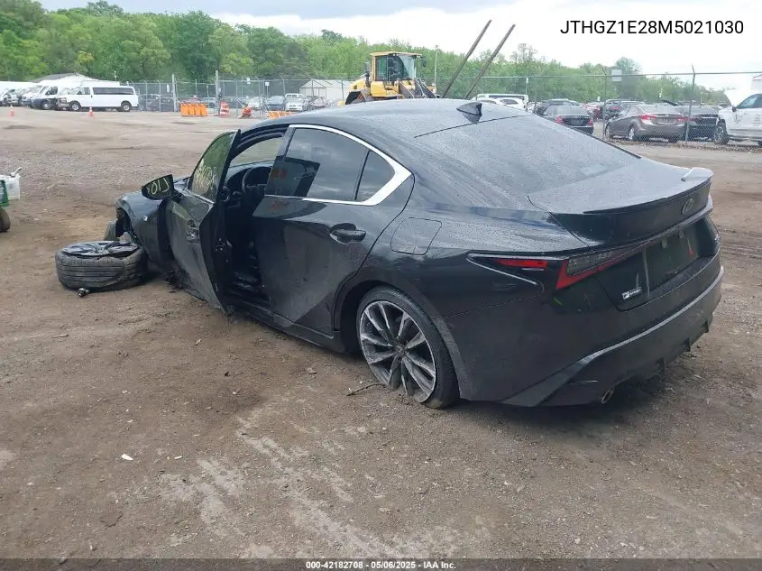 2021 Lexus Is 350 F Sport VIN: JTHGZ1E28M5021030 Lot: 42182708