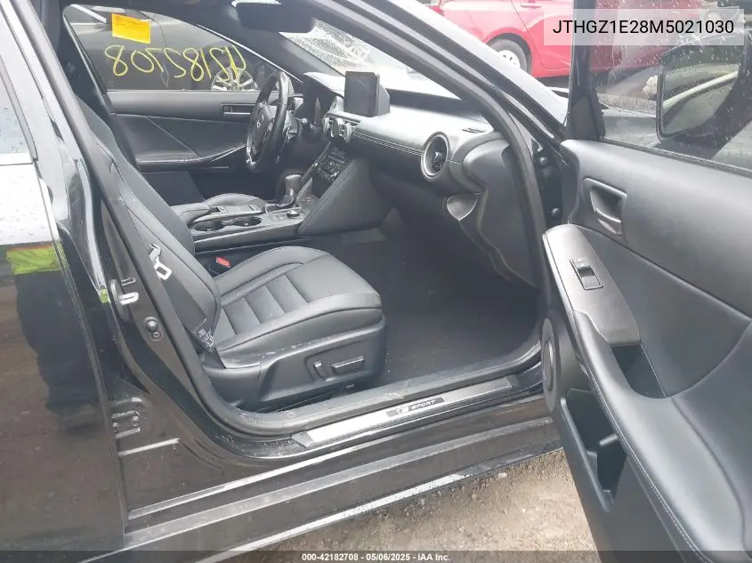 2021 Lexus Is 350 F Sport VIN: JTHGZ1E28M5021030 Lot: 42182708