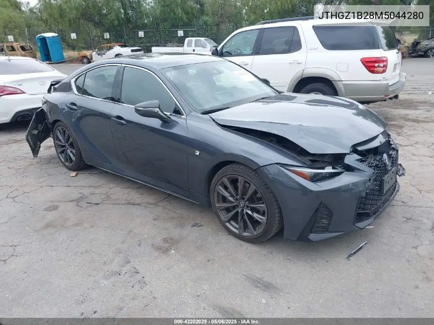 2021 Lexus Is 350 F Sport VIN: JTHGZ1B28M5044280 Lot: 42202029
