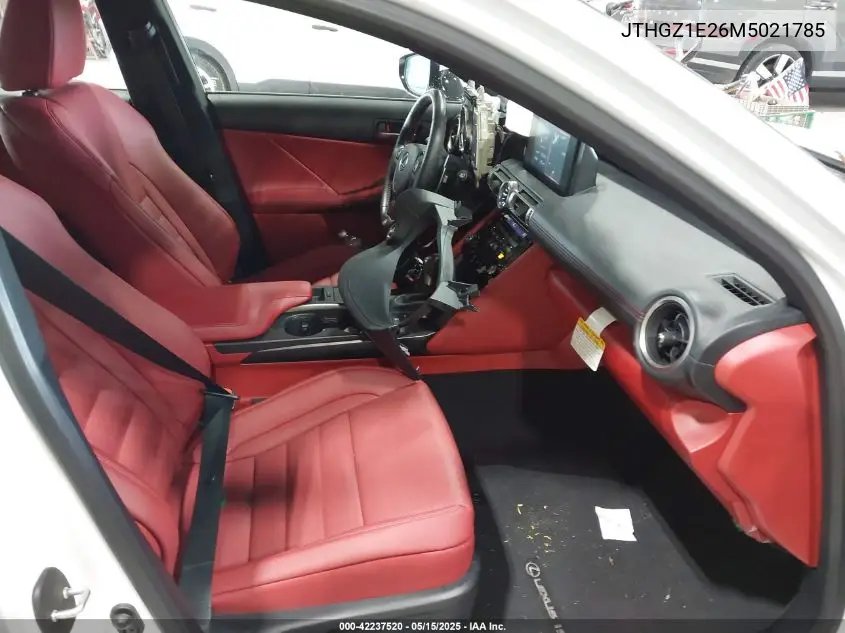 2021 Lexus Is 350 F Sport VIN: JTHGZ1E26M5021785 Lot: 42237520
