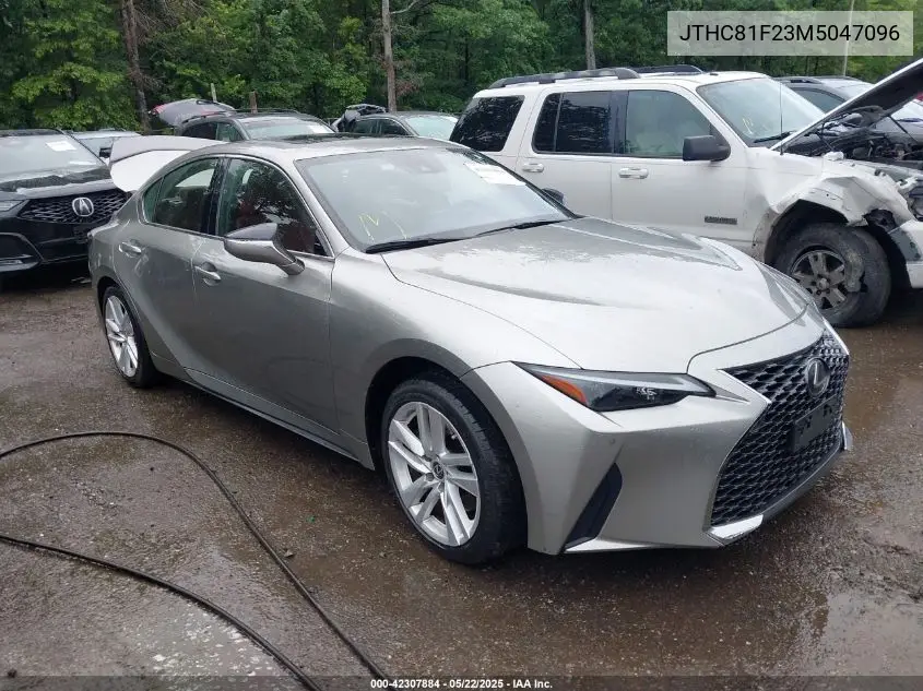 2021 Lexus Is 300 VIN: JTHC81F23M5047096 Lot: 42307884