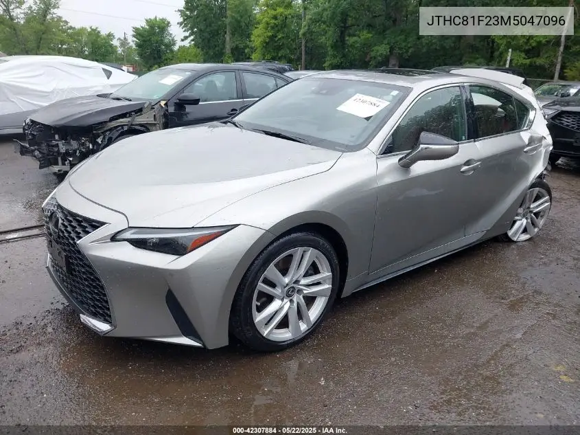 2021 Lexus Is 300 VIN: JTHC81F23M5047096 Lot: 42307884