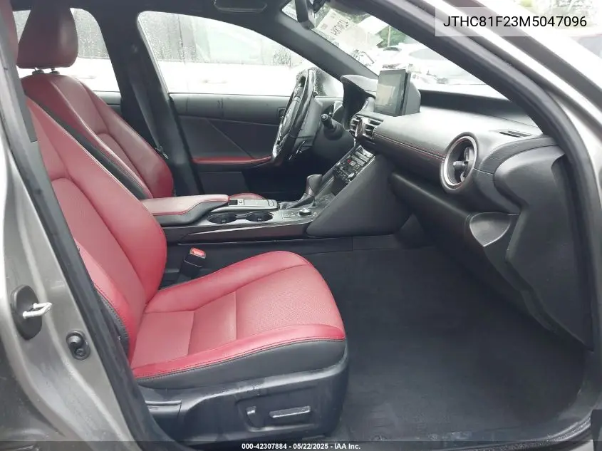 2021 Lexus Is 300 VIN: JTHC81F23M5047096 Lot: 42307884