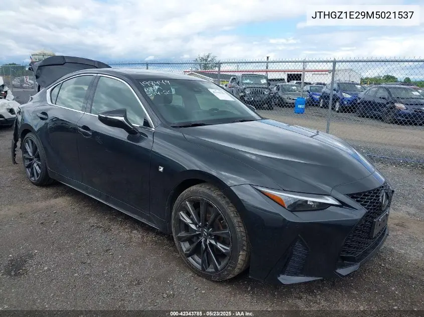 2021 Lexus Is 350 F Sport VIN: JTHGZ1E29M5021537 Lot: 42343785
