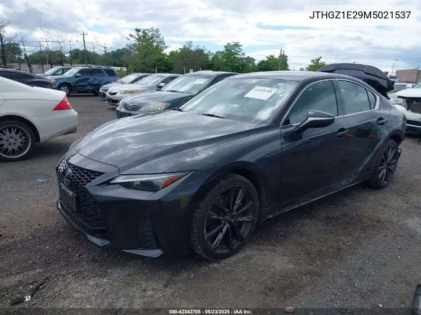 2021 Lexus Is 350 F Sport VIN: JTHGZ1E29M5021537 Lot: 42343785