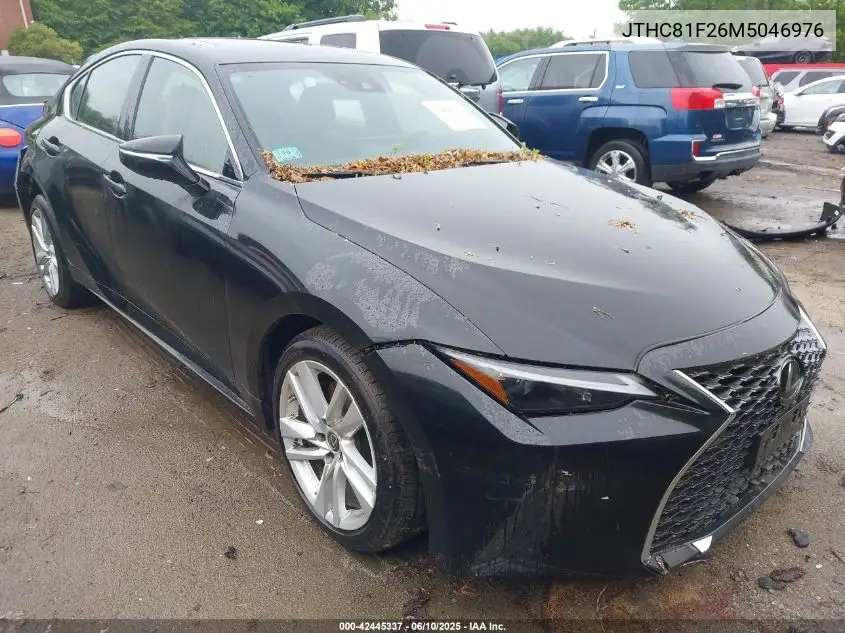 2021 Lexus Is 300 VIN: JTHC81F26M5046976 Lot: 42445337