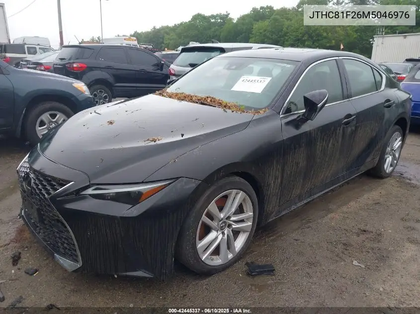 2021 Lexus Is 300 VIN: JTHC81F26M5046976 Lot: 42445337