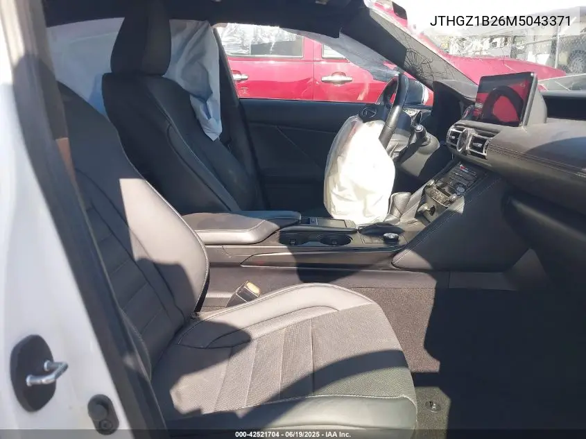 2021 Lexus Is 350 F Sport VIN: JTHGZ1B26M5043371 Lot: 42521704