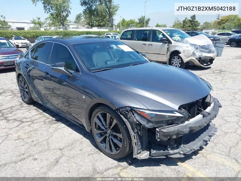 2021 Lexus Is 350 F Sport VIN: JTHGZ1B2XM5042188 Lot: 42529891