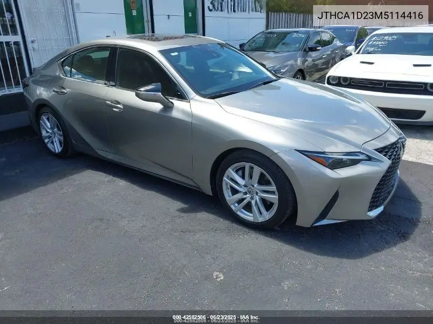 2021 Lexus Is 300 VIN: JTHCA1D23M5114416 Lot: 42582506