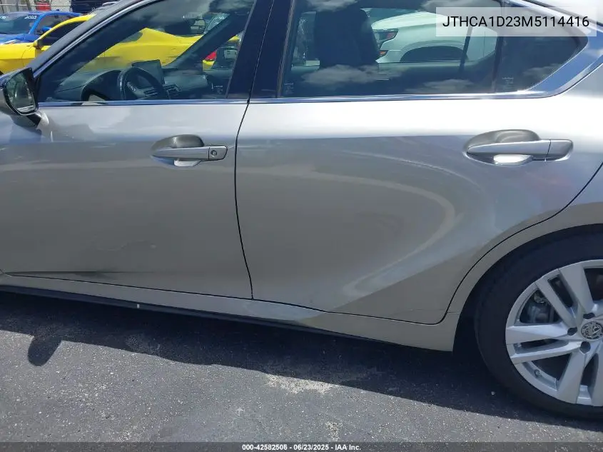 2021 Lexus Is 300 VIN: JTHCA1D23M5114416 Lot: 42582506