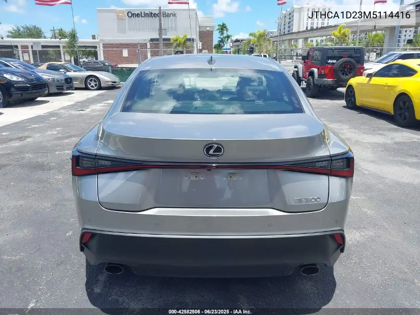 2021 Lexus Is 300 VIN: JTHCA1D23M5114416 Lot: 42582506