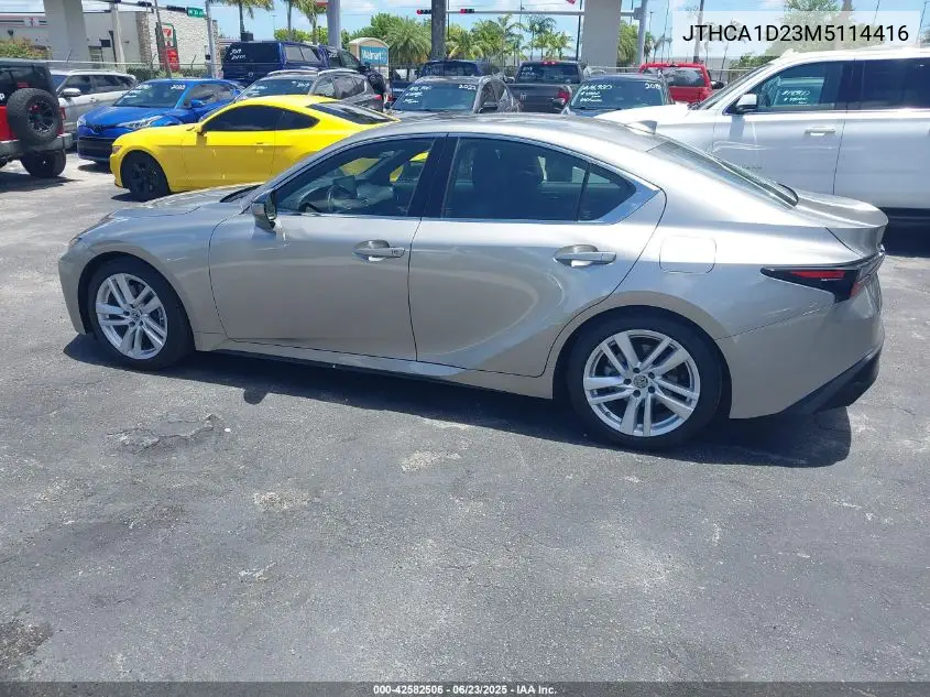 2021 Lexus Is 300 VIN: JTHCA1D23M5114416 Lot: 42582506