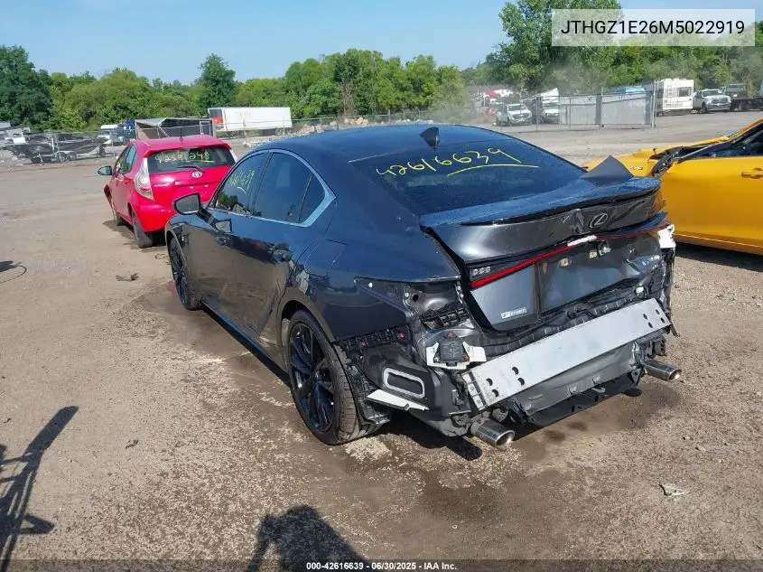 2021 Lexus Is 350 F Sport VIN: JTHGZ1E26M5022919 Lot: 42616639