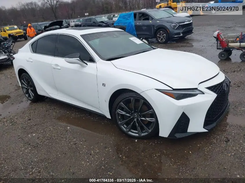 2022 Lexus Is 350 F Sport VIN: JTHGZ1E23N5024970 Lot: 41784335