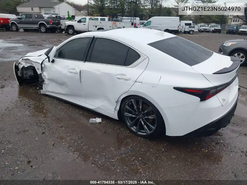 2022 Lexus Is 350 F Sport VIN: JTHGZ1E23N5024970 Lot: 41784335
