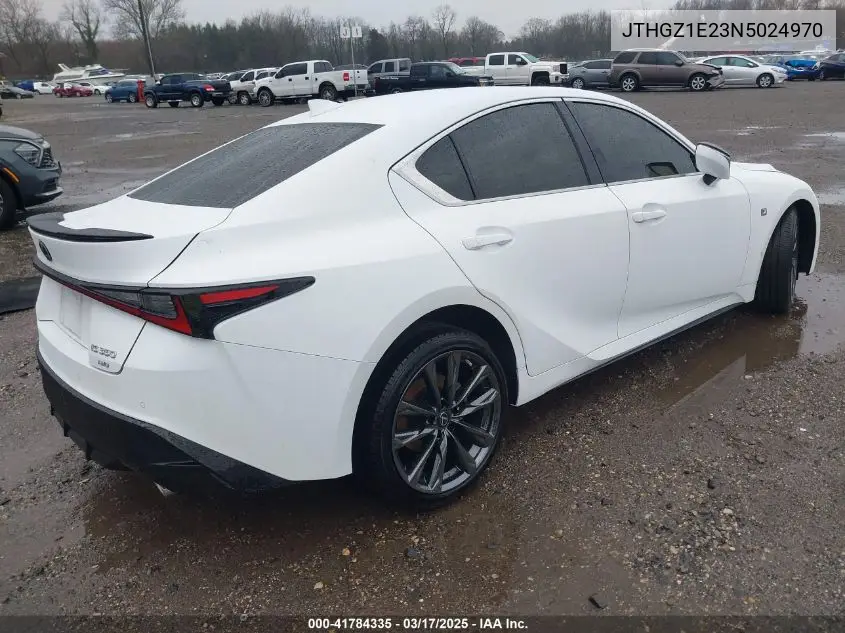 2022 Lexus Is 350 F Sport VIN: JTHGZ1E23N5024970 Lot: 41784335