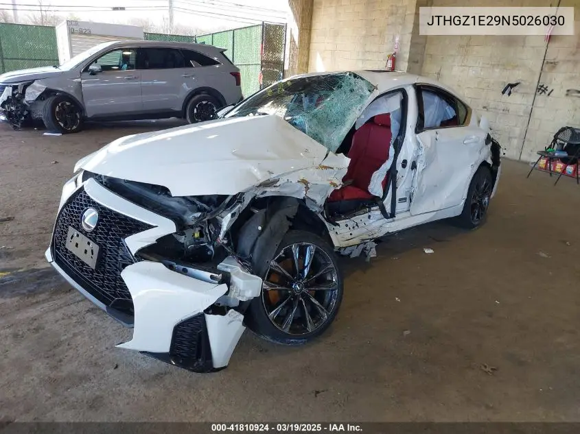2022 Lexus Is 350 F Sport VIN: JTHGZ1E29N5026030 Lot: 41810924