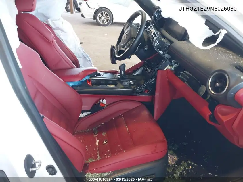 2022 Lexus Is 350 F Sport VIN: JTHGZ1E29N5026030 Lot: 41810924