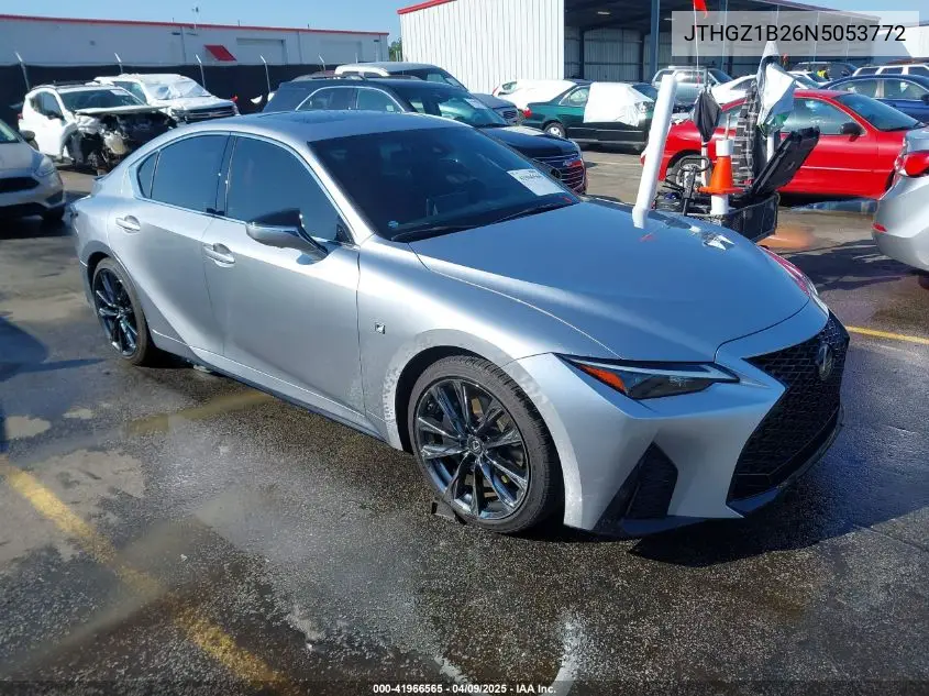 2022 Lexus Is 350 F Sport VIN: JTHGZ1B26N5053772 Lot: 41966565