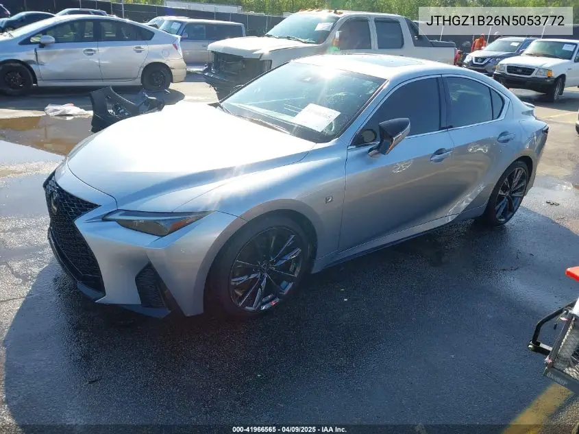 2022 Lexus Is 350 F Sport VIN: JTHGZ1B26N5053772 Lot: 41966565