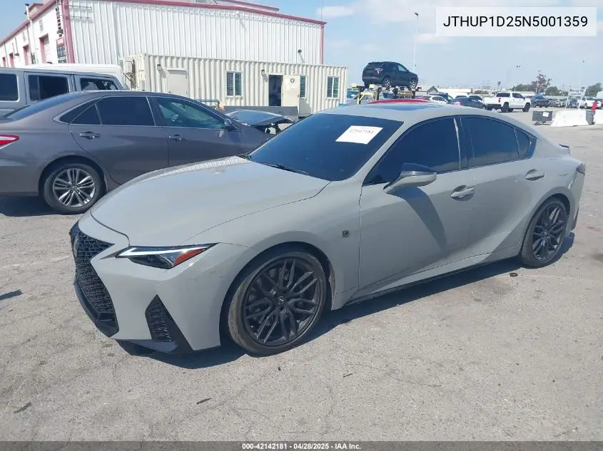 2022 Lexus Is 500 F Sport Performance Launch Edition VIN: JTHUP1D25N5001359 Lot: 42142181