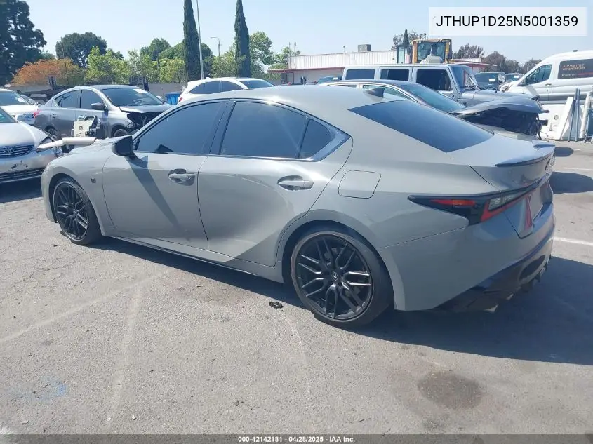 2022 Lexus Is 500 F Sport Performance Launch Edition VIN: JTHUP1D25N5001359 Lot: 42142181