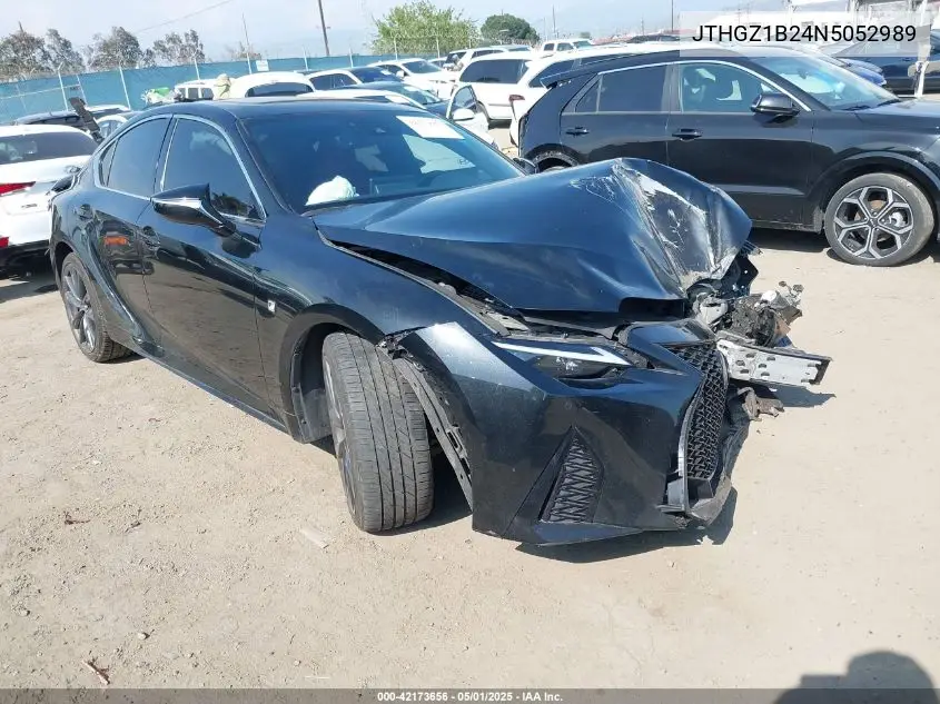 2022 Lexus Is 350 F Sport VIN: JTHGZ1B24N5052989 Lot: 42173656
