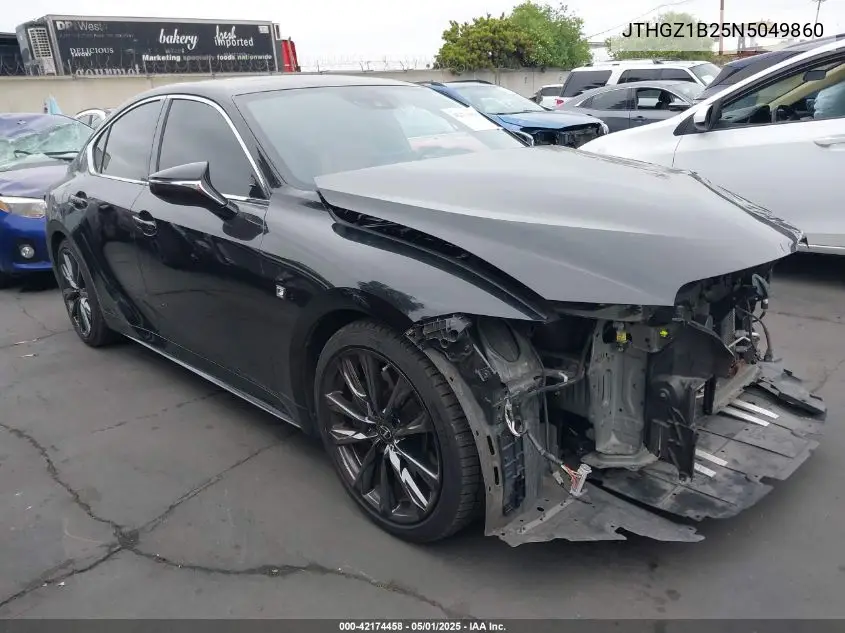 2022 Lexus Is 350 F Sport VIN: JTHGZ1B25N5049860 Lot: 42174458