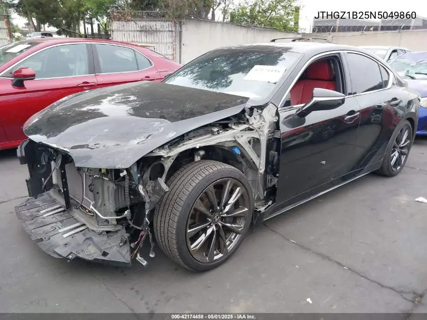 2022 Lexus Is 350 F Sport VIN: JTHGZ1B25N5049860 Lot: 42174458