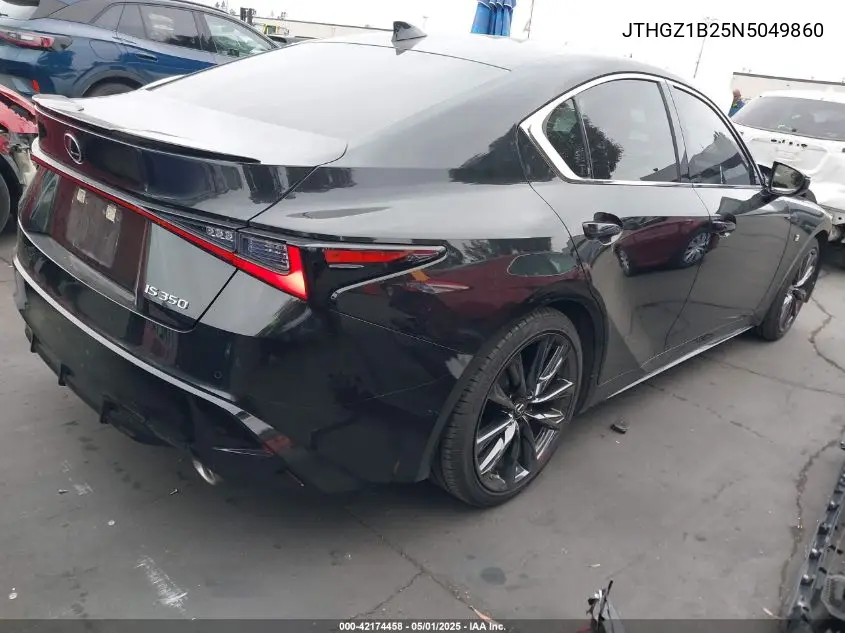 2022 Lexus Is 350 F Sport VIN: JTHGZ1B25N5049860 Lot: 42174458