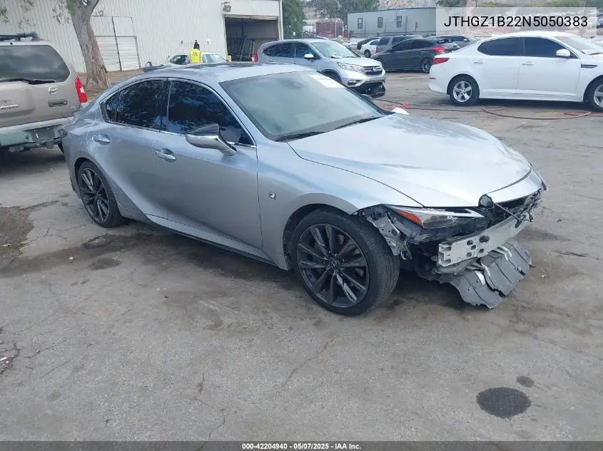 2022 Lexus Is 350 F Sport VIN: JTHGZ1B22N5050383 Lot: 42204940