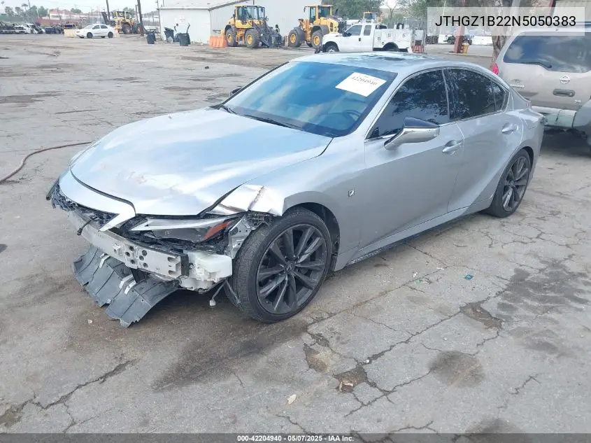 2022 Lexus Is 350 F Sport VIN: JTHGZ1B22N5050383 Lot: 42204940