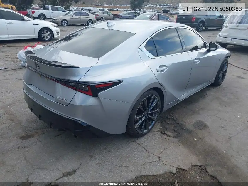 2022 Lexus Is 350 F Sport VIN: JTHGZ1B22N5050383 Lot: 42204940