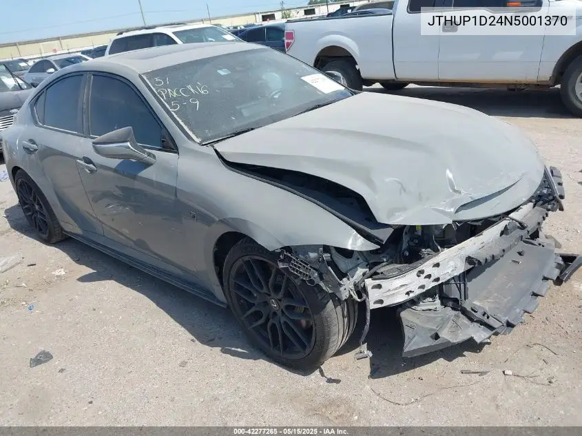 2022 Lexus Is 500 F Sport Performance Launch Edition VIN: JTHUP1D24N5001370 Lot: 42277265