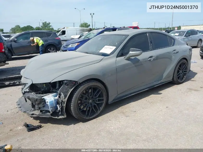 2022 Lexus Is 500 F Sport Performance Launch Edition VIN: JTHUP1D24N5001370 Lot: 42277265