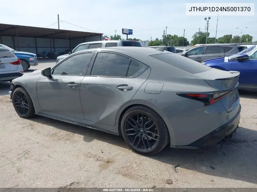 2022 Lexus Is 500 F Sport Performance Launch Edition VIN: JTHUP1D24N5001370 Lot: 42277265