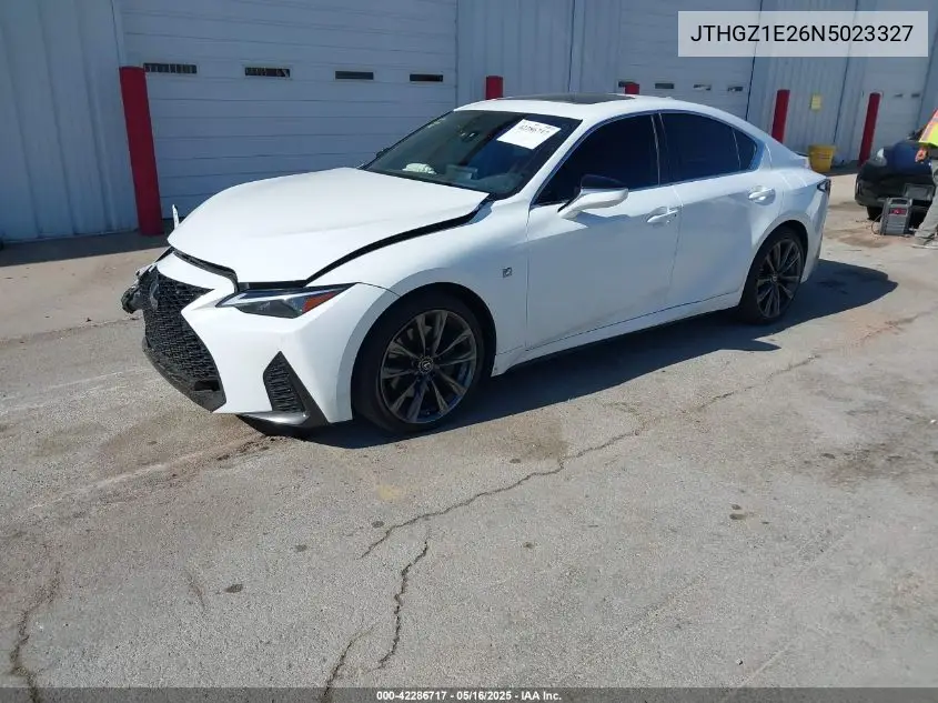 2022 Lexus Is 350 F Sport VIN: JTHGZ1E26N5023327 Lot: 42286717