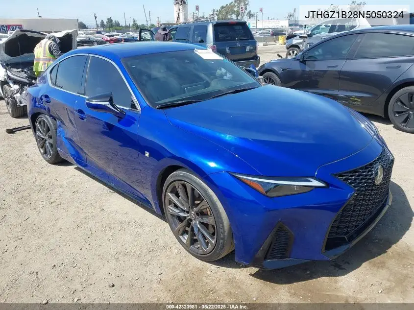 2022 Lexus Is 350 F Sport VIN: JTHGZ1B28N5050324 Lot: 42323981