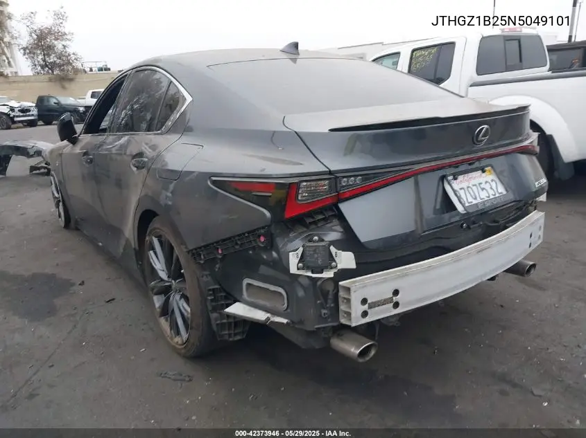 2022 Lexus Is 350 F Sport VIN: JTHGZ1B25N5049101 Lot: 42373946
