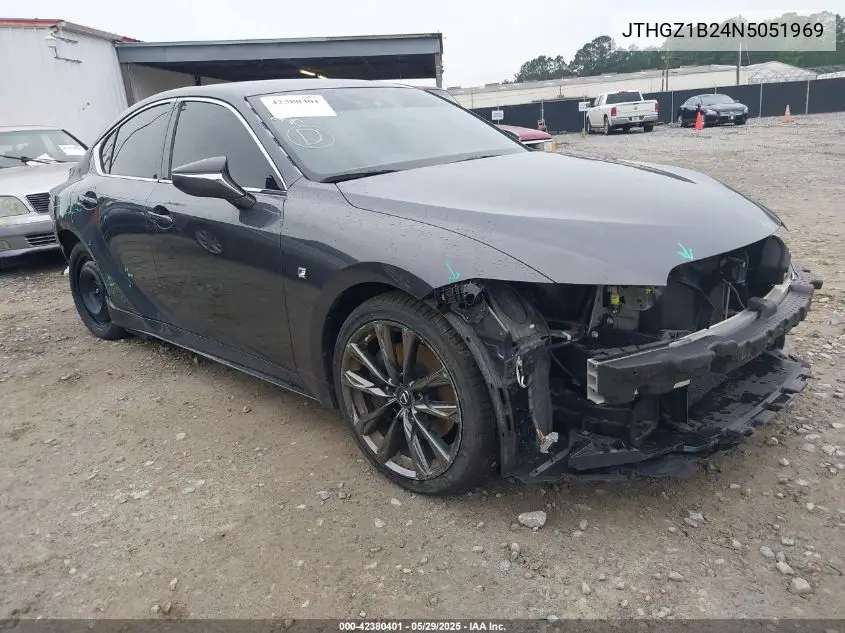 2022 Lexus Is 350 F Sport VIN: JTHGZ1B24N5051969 Lot: 42380401