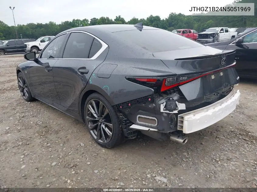 2022 Lexus Is 350 F Sport VIN: JTHGZ1B24N5051969 Lot: 42380401
