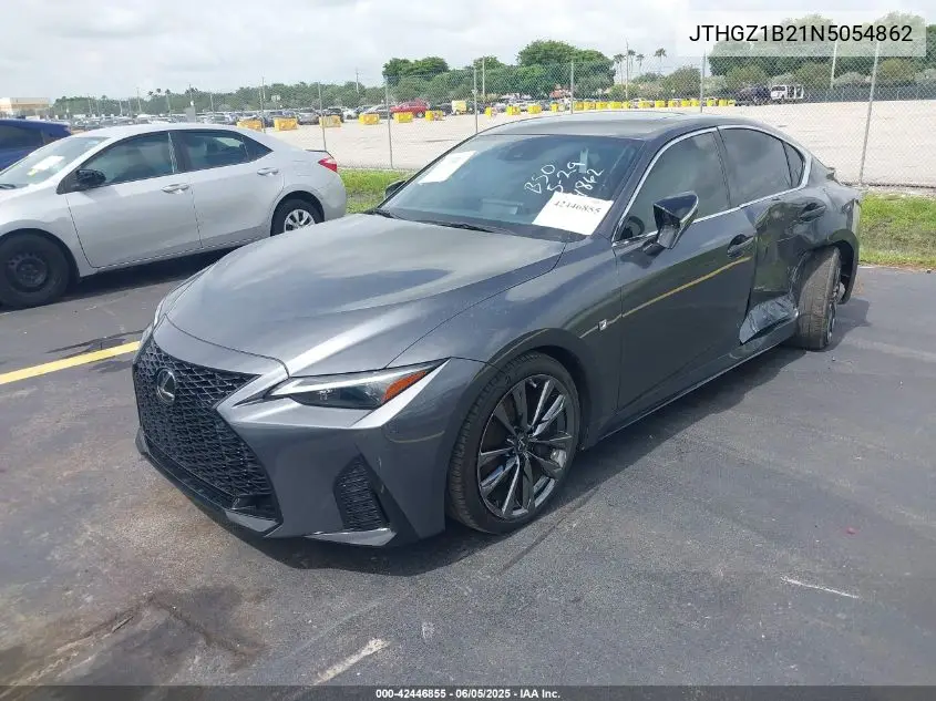 2022 Lexus Is 350 F Sport VIN: JTHGZ1B21N5054862 Lot: 42446855