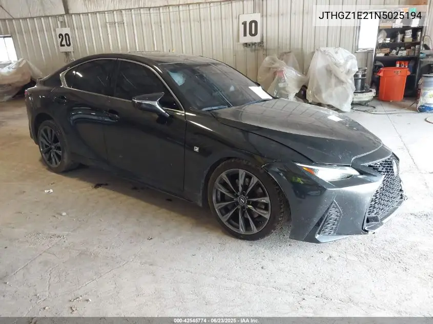 2022 Lexus Is F Sport VIN: JTHGZ1E21N5025194 Lot: 42545774
