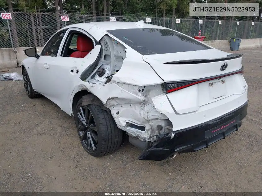 2022 Lexus Is 350 F Sport VIN: JTHGZ1E29N5023953 Lot: 42598270