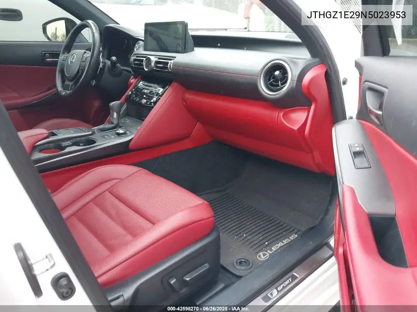 2022 Lexus Is 350 F Sport VIN: JTHGZ1E29N5023953 Lot: 42598270