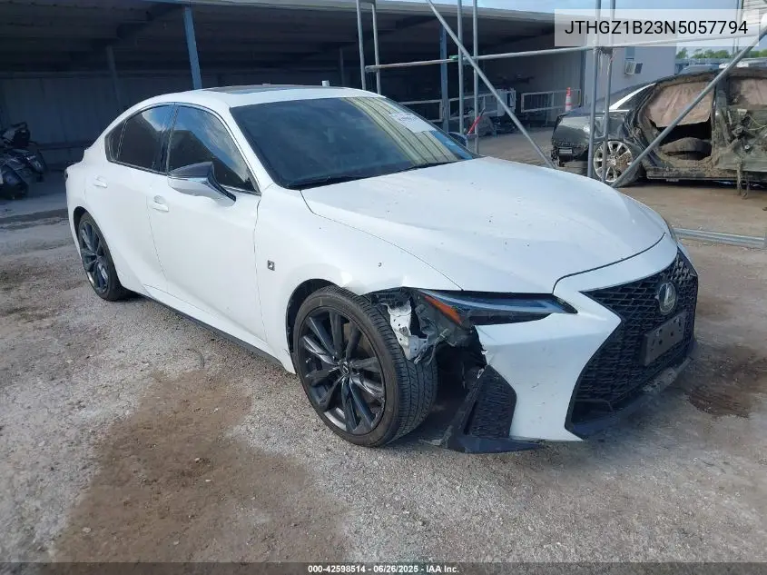 2022 Lexus Is F Sport VIN: JTHGZ1B23N5057794 Lot: 42598514